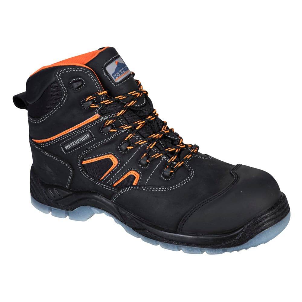 Portwest FC57 Compositelite All Weather Waterproof Safety Work Boot Black