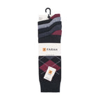 Gentle Grip 5 Pack Mens Patterned Cotton Dress Socks