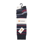 Gentle Grip 5 Pack Mens Patterned Cotton Dress Socks