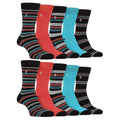 Farah Mens 10 Pair Multi-Pack Bright Bamboo Socks