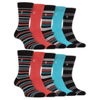 Farah Mens 10 Pair Multi-Pack Bright Bamboo Socks