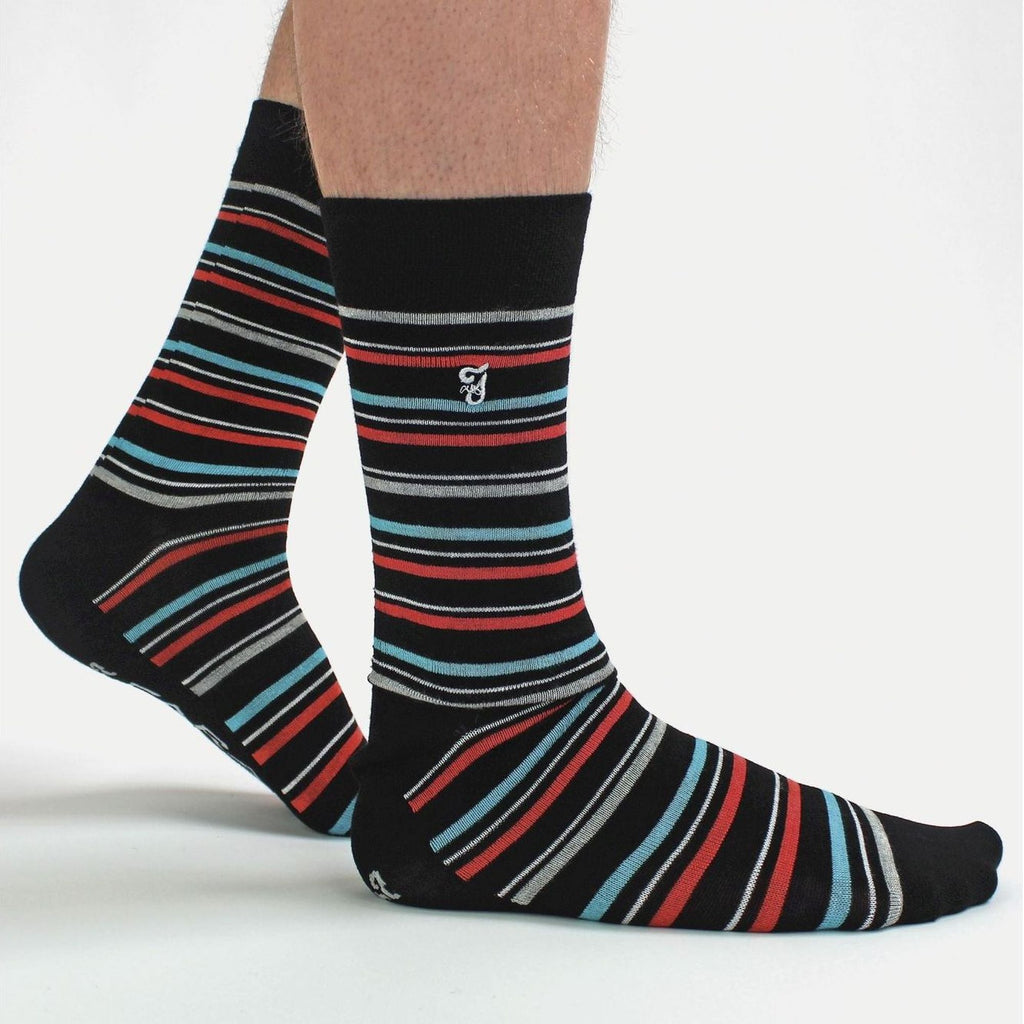 Farah Mens 10 Pair Multi-Pack Bright Bamboo Socks