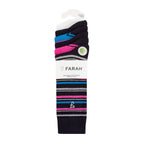 Gentle Grip 5 Pack Mens Bamboo Bright Striped Patterned Socks