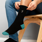 Farah Silver 5 Pack Mens Bamboo Patterned Socks