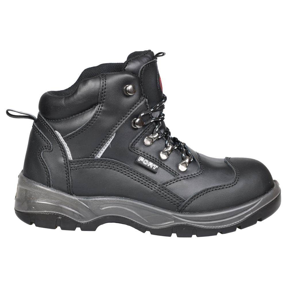 Fort FF100 Know Safety Work Safety Boots Black