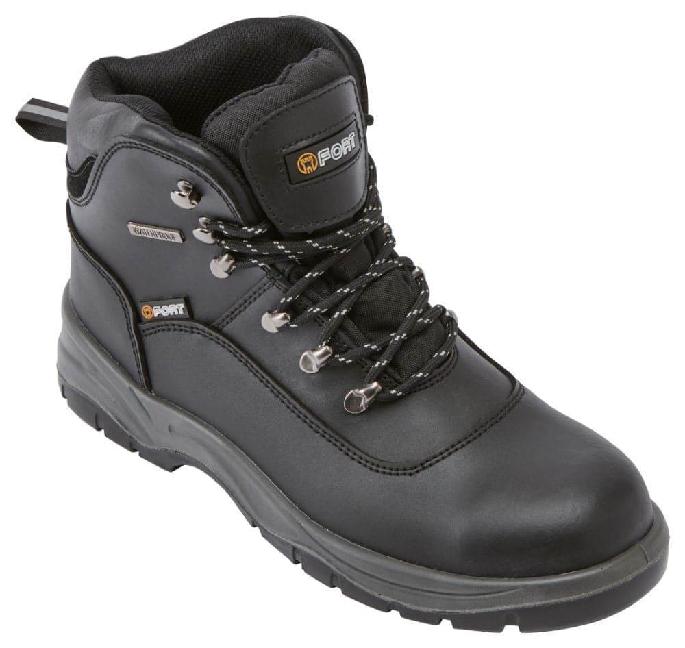 Fort FF102 Toledo Safety Waterproof Work Safety Boots Black