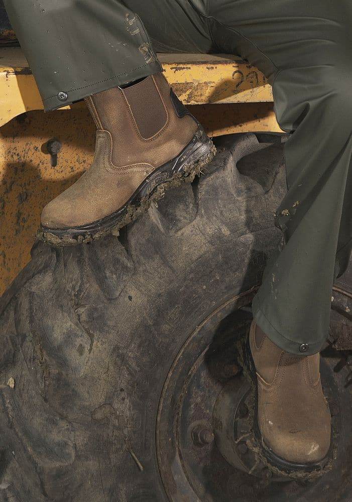 Fort FF104 Regent Safety Dealer Boots Brown