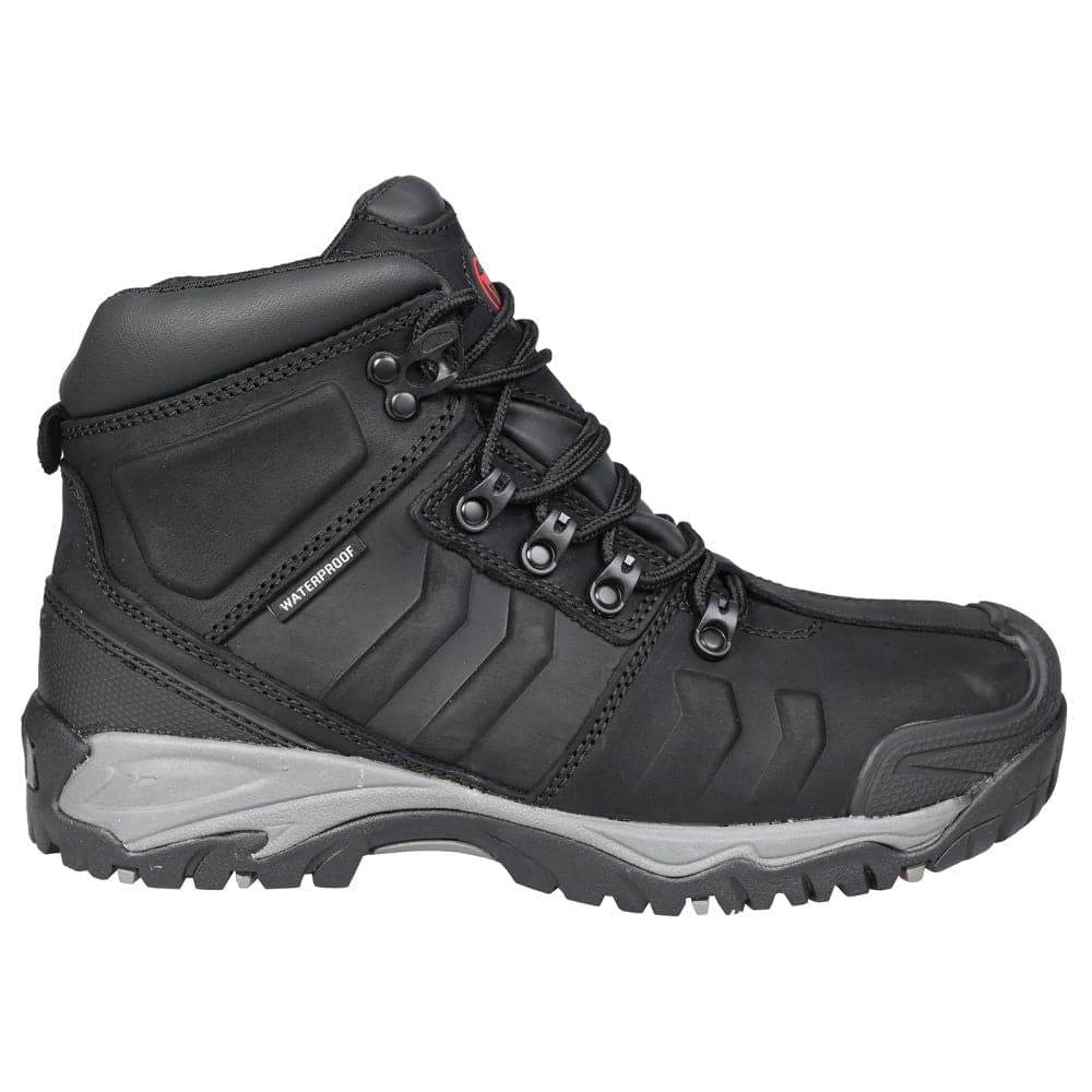 Fort FF112 Deben Waterproof Safety Work Safety Boots Black / Brown