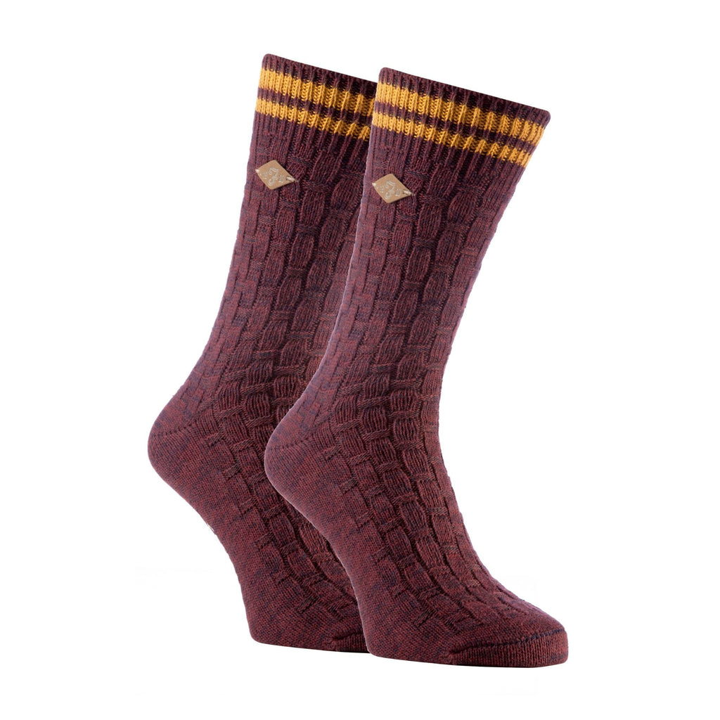 Farah 2 Pack Mens Thick Cotton Chunky Knitted Formal Boot Socks