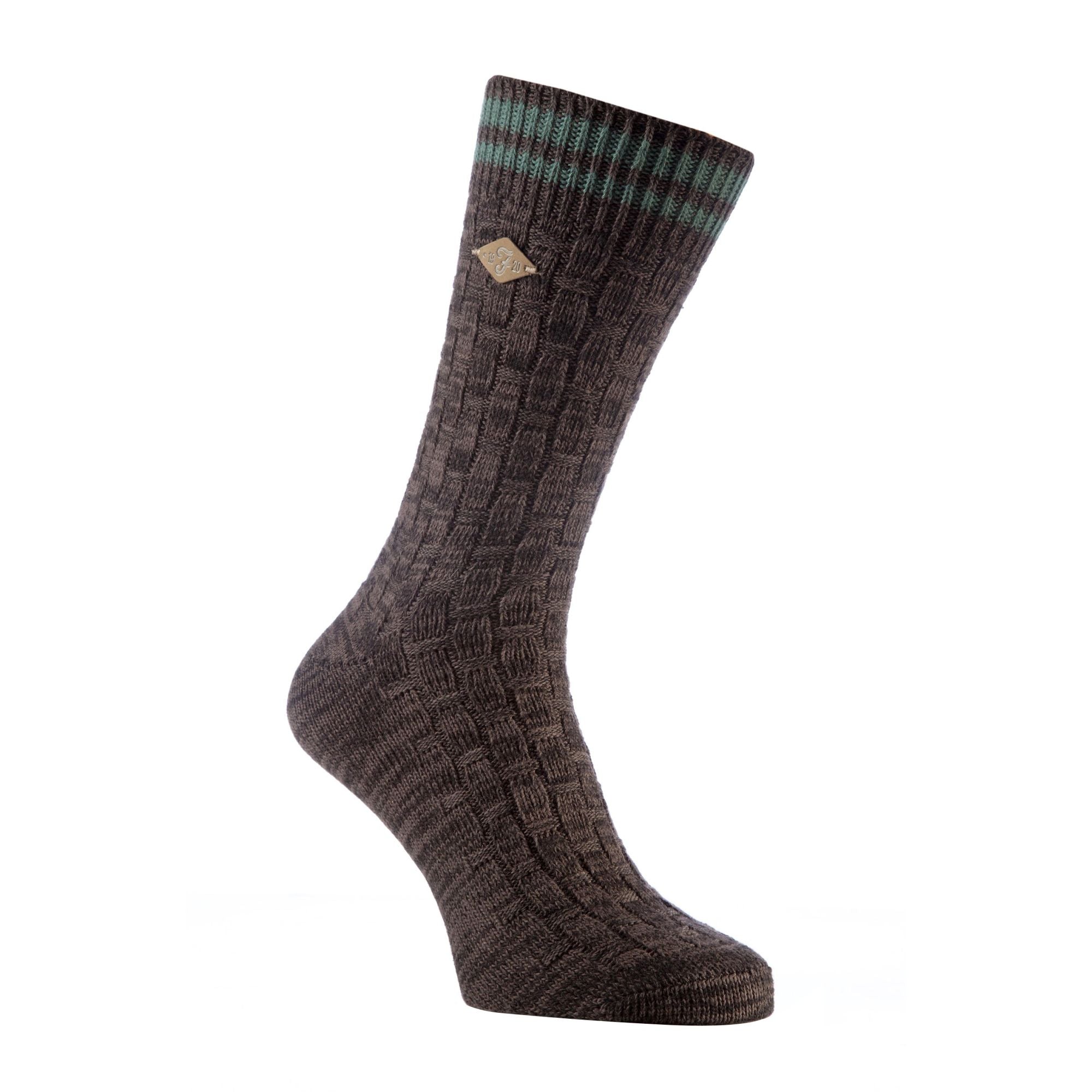 Farah 2 Pack Mens Thick Cotton Chunky Knitted Formal Boot Socks