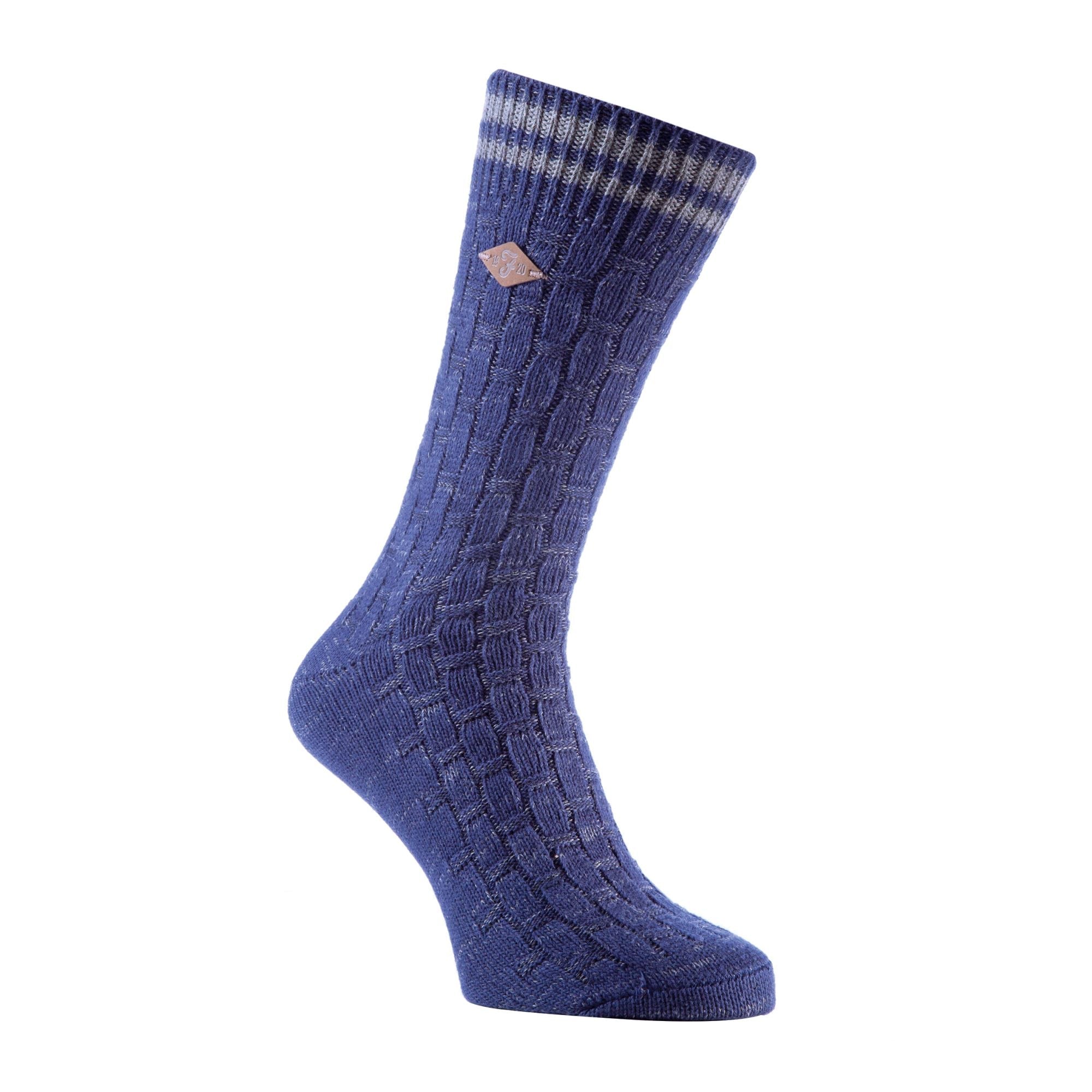 Farah 2 Pack Mens Thick Cotton Chunky Knitted Formal Boot Socks