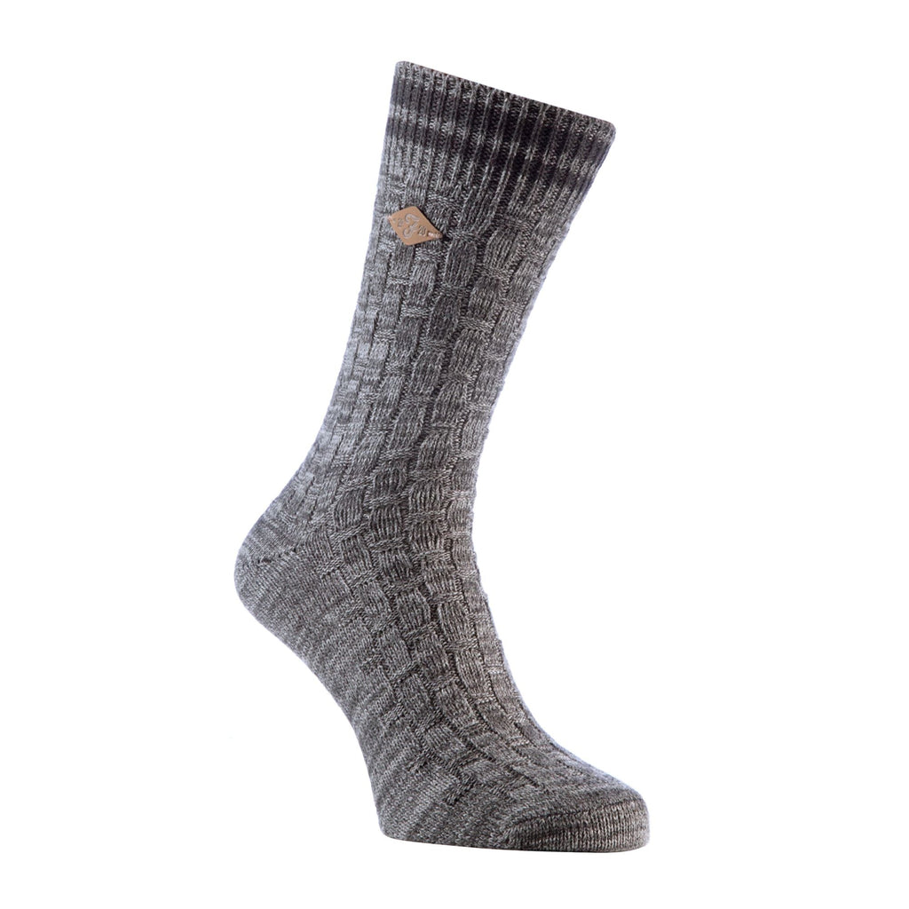 Farah 2 Pack Mens Thick Cotton Chunky Knitted Formal Boot Socks