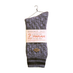 Farah 2 Pack Mens Thick Cotton Chunky Knitted Formal Boot Socks