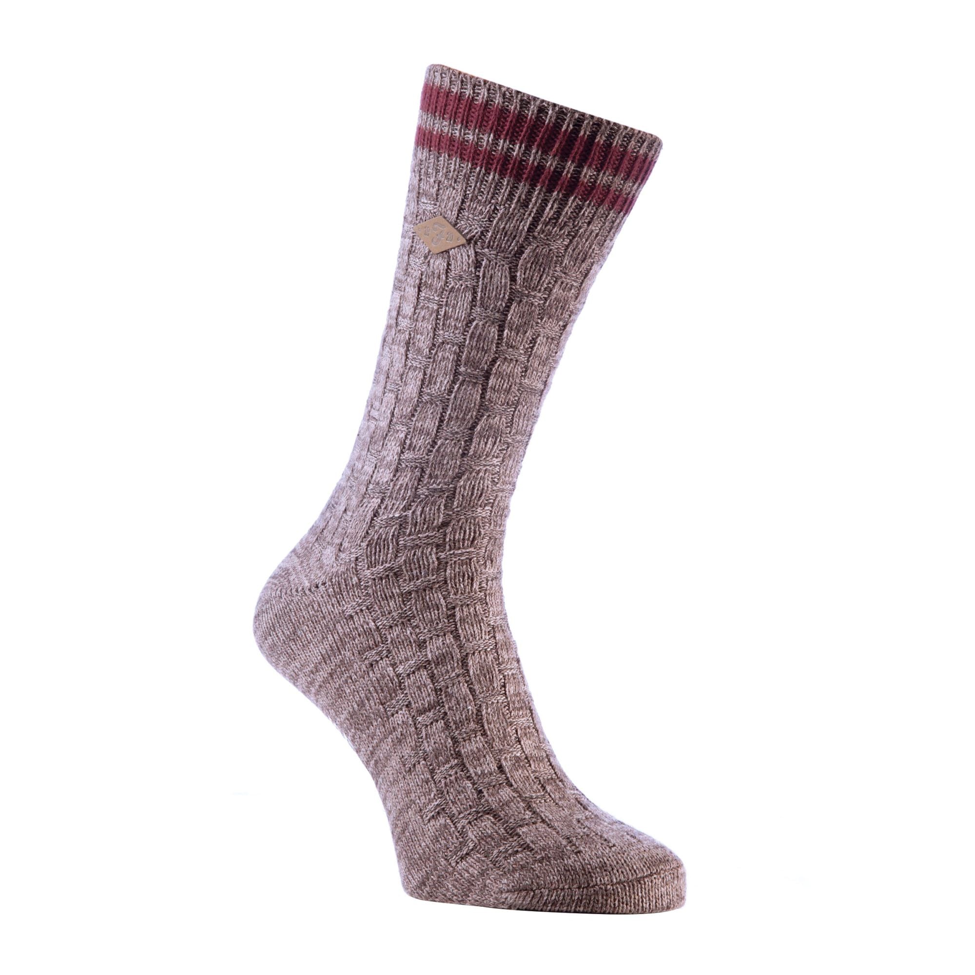 Farah 2 Pack Mens Thick Cotton Chunky Knitted Formal Boot Socks