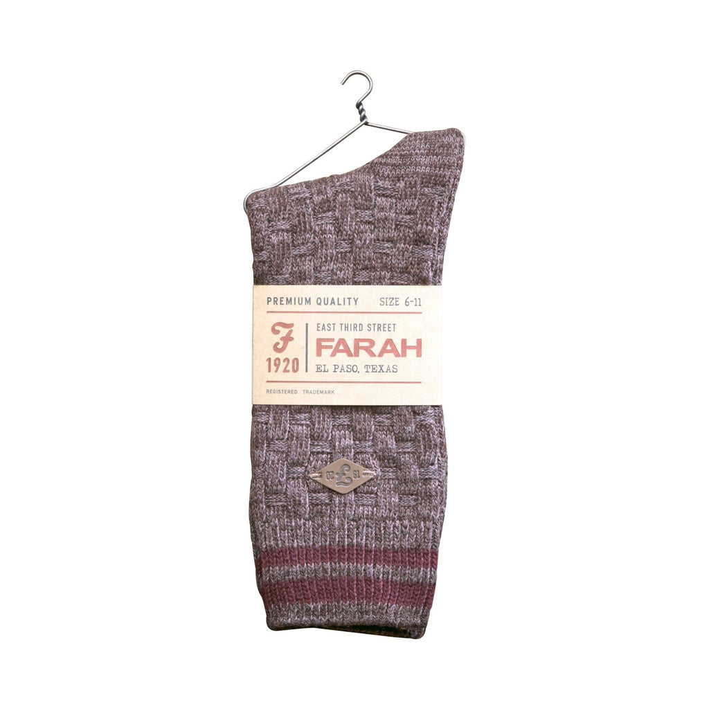 Farah 2 Pack Mens Thick Cotton Chunky Knitted Formal Boot Socks