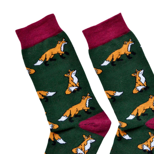 Bare Kind Save the Foxes Bamboo Socks