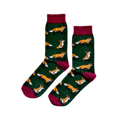 Bare Kind Save the Foxes Bamboo Socks