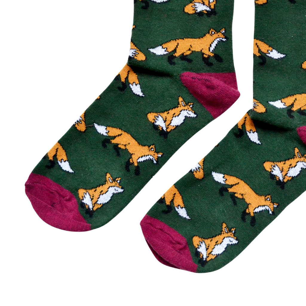 Bare Kind Save the Foxes Bamboo Socks