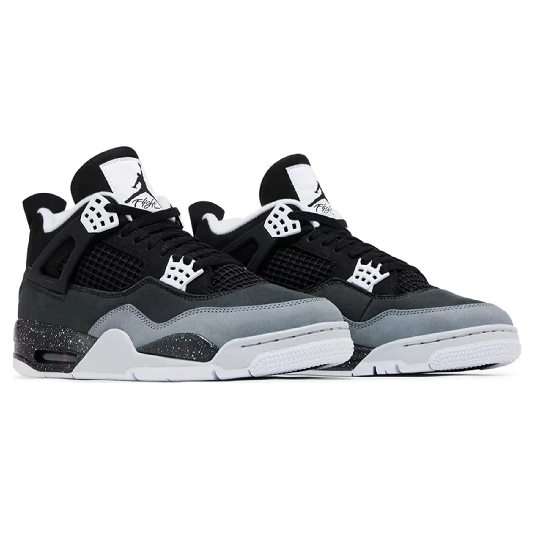 Air Jordan 4 Retro Fear 2024 trainers top view showing laces