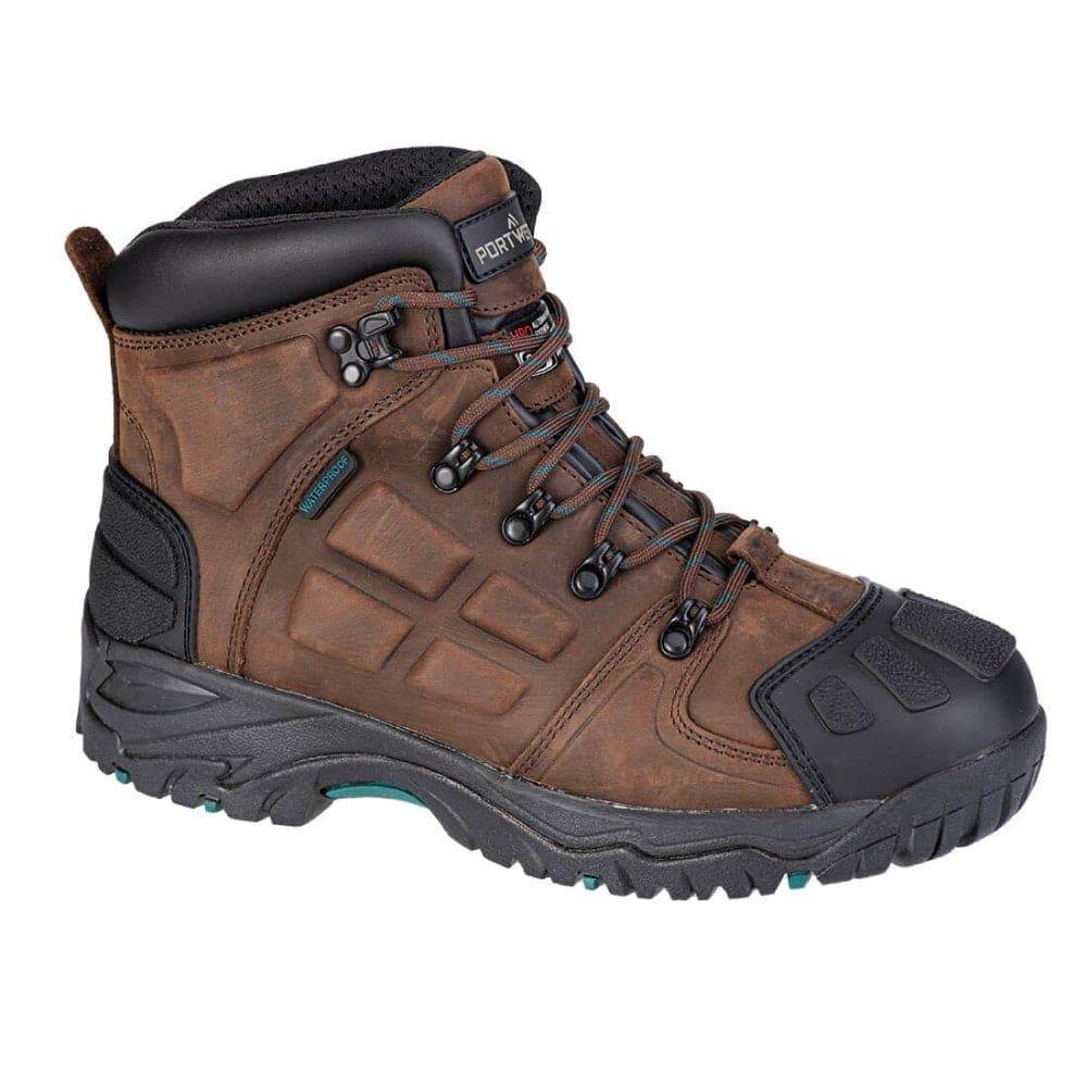 Portwest FT05 Steelite Monsal Safety Boots S3 WR CI HRO SRC Black / Brown