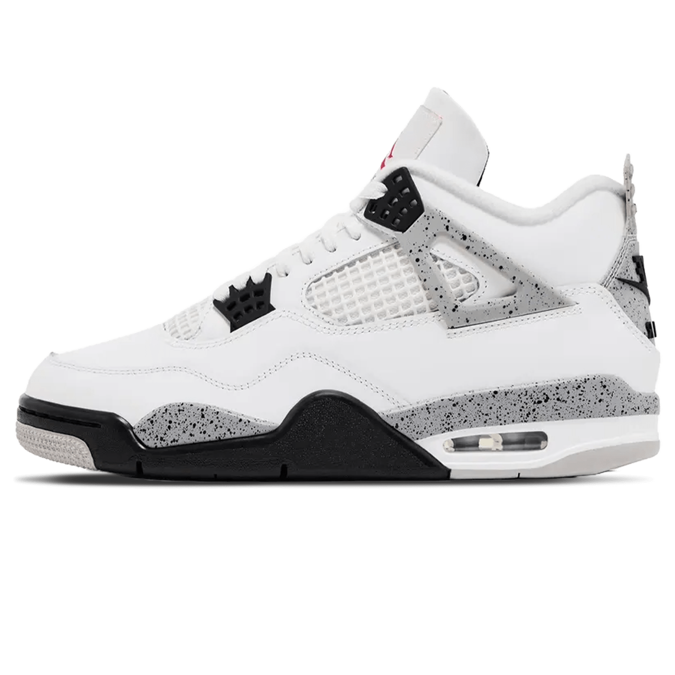 Air Jordan 4 Retro White Cement 2025 trainers main side profile