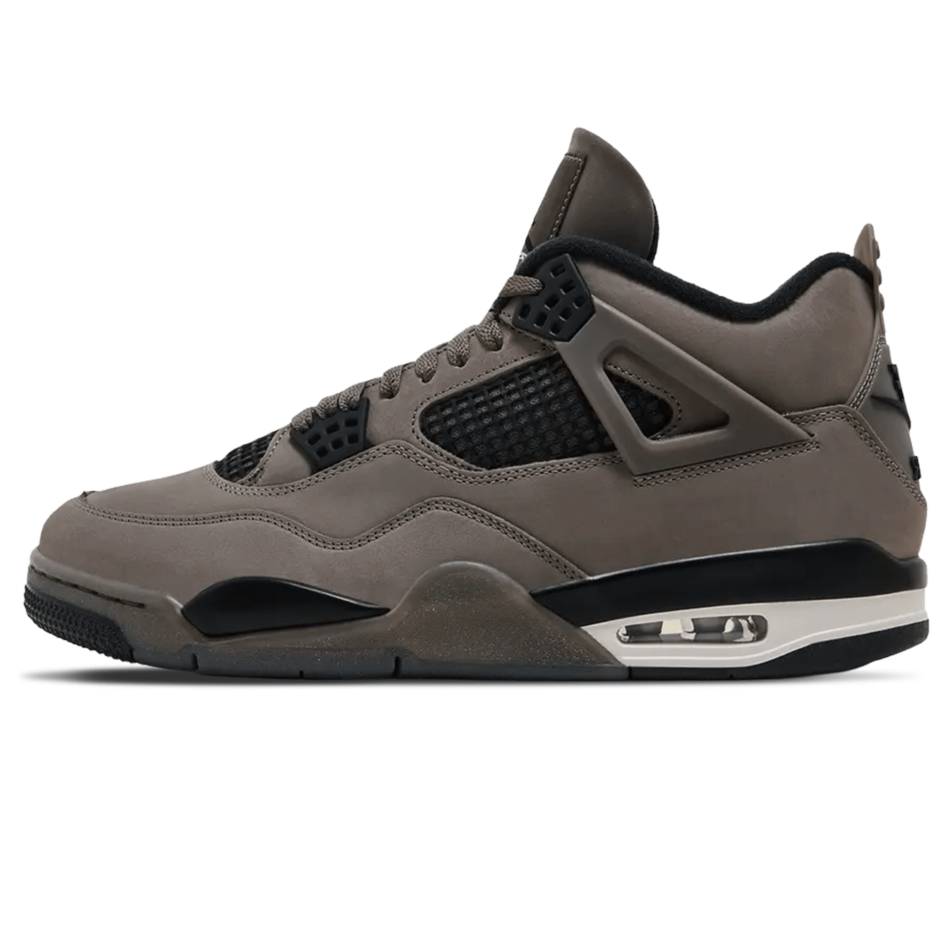 Air Jordan 4 Retro Cave Stone trainers main side profile