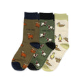 Bare Kind Farm Animals Bundle of 3 Bamboo Sock Set