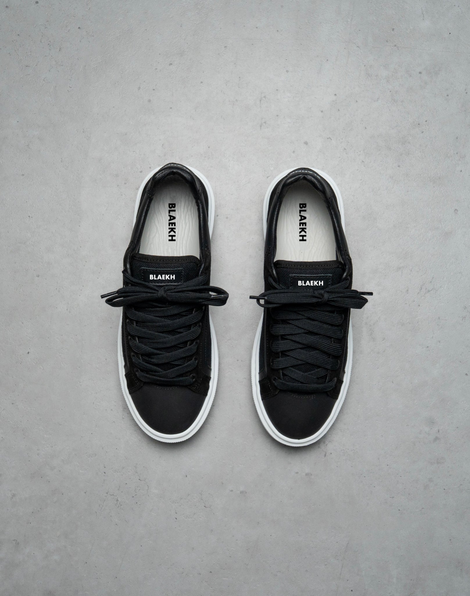 Blaekh Staple Black Trainers