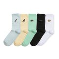 Bare Kind Full Ribbed Bundle 5 Pack Bamboo Sock Set