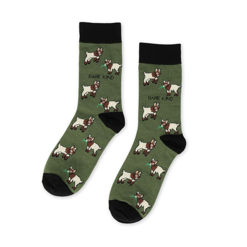 Bare Kind Save the Goats Bamboo Socks