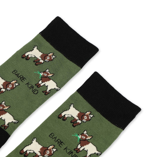 Bare Kind Save the Goats Bamboo Socks