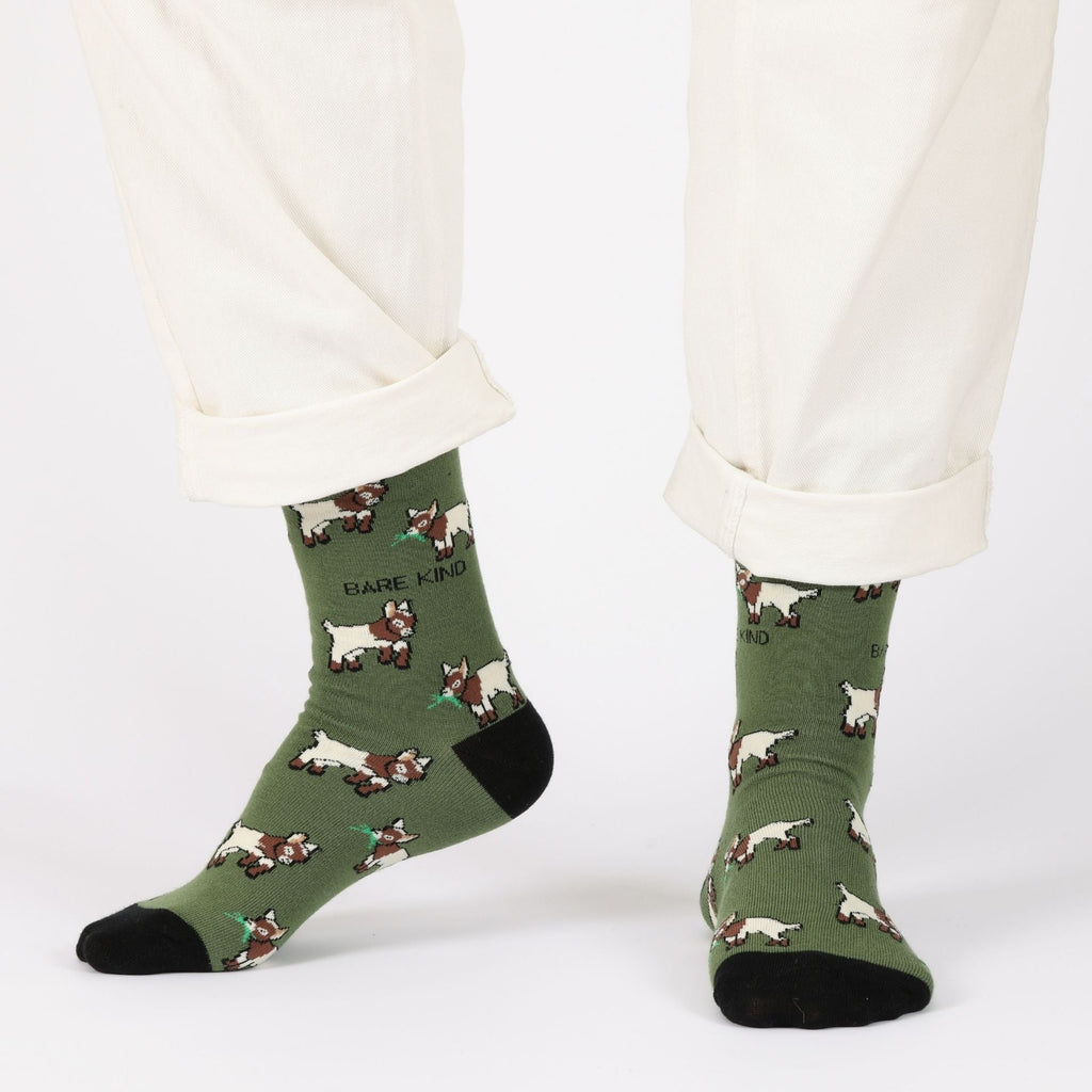 Bare Kind Save the Goats Bamboo Socks