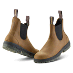 Grubs Cyclone Water-Repellent Leather Dealer Boots Non Safety Brown