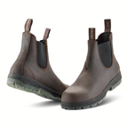 Grubs Fury Safety Water-Repellent Composite Toe Cap Work Dealer Boots Mahogany / Tan