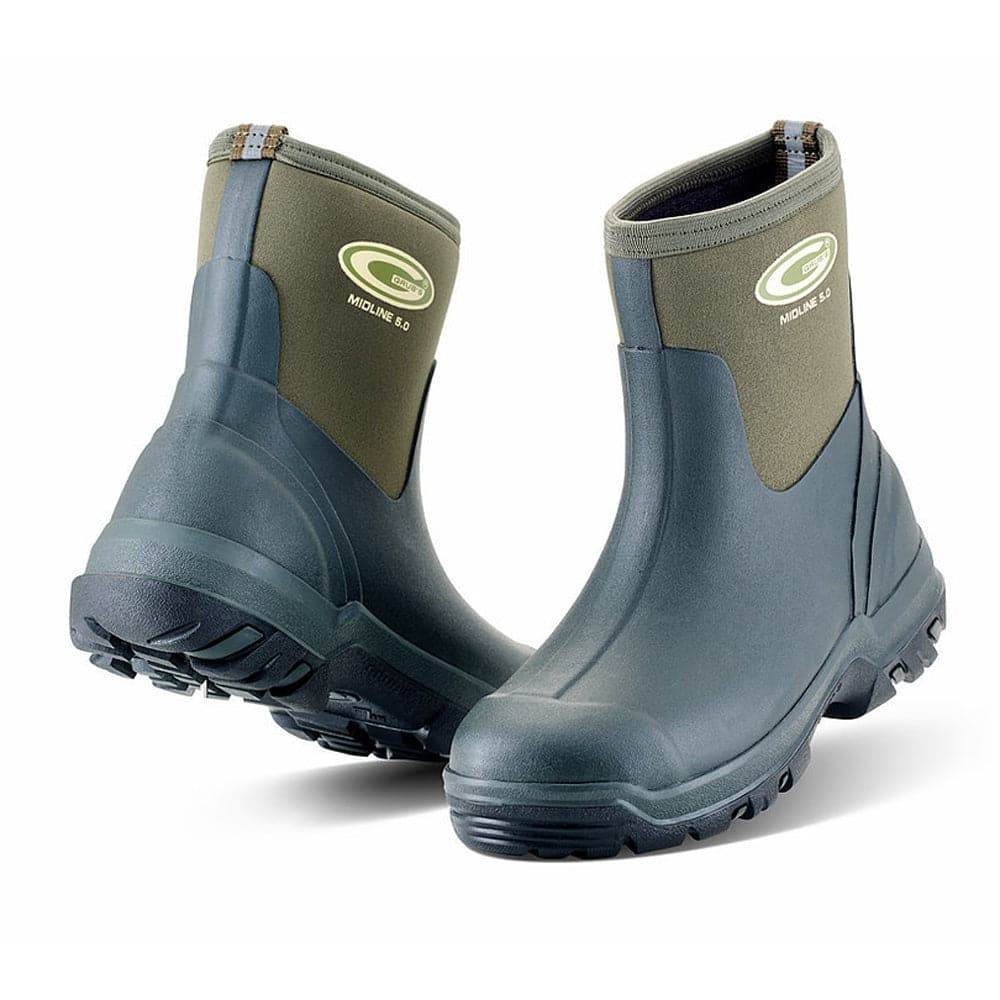 Grubs Midline 5.0 Short Wellington Neoprene Boot Insulated Thermal Waterproof Green / Violet