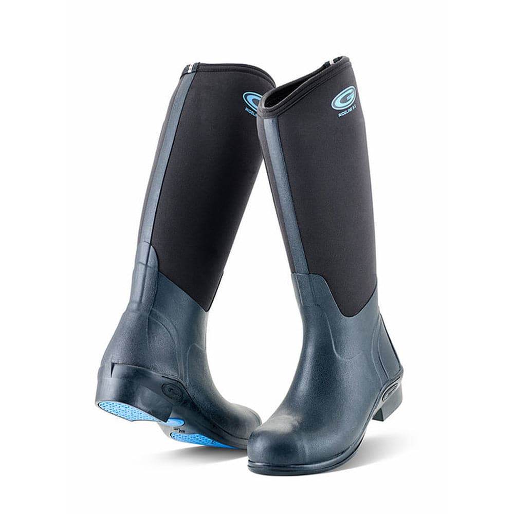 Grubs Rideline 5.0 Insulated Riding Wellington Boots Wellies Black
