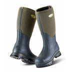 Grubs Snowline 8.5 Thermal Rated Wellington Boots VIBRAM Green