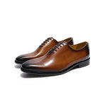 Mens Genuine Leather Oxford Dress Shoes
