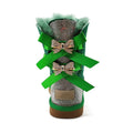 Womens Sparkle Bow Winter Boots