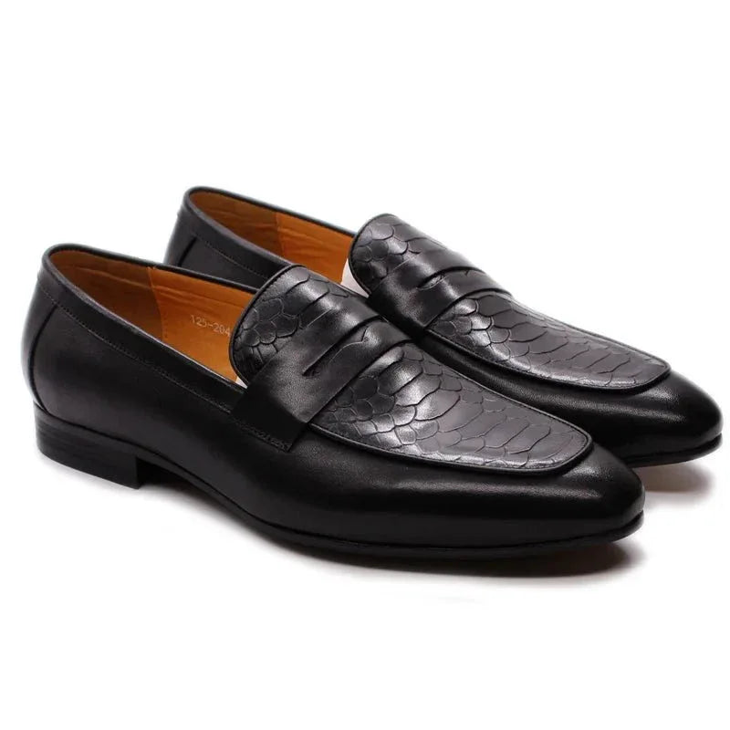 Mens Genuine Cow Leather Loafers