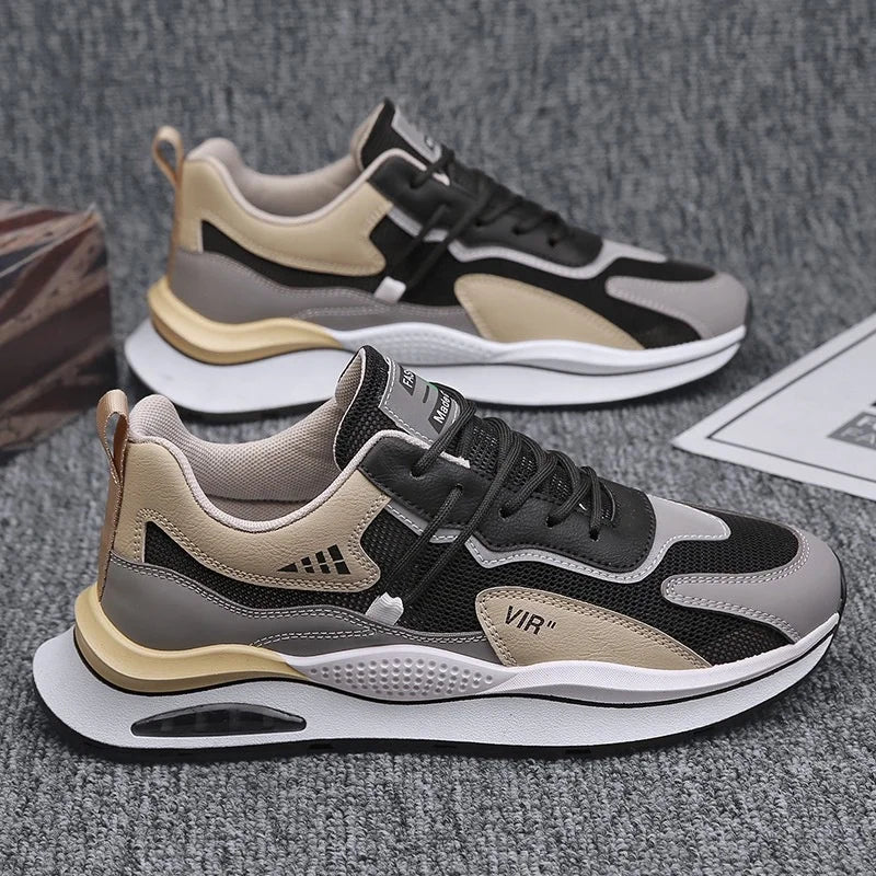 Mens Breathable Mesh Non Slip Running Trainers