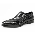 Mens Genuine Leather Lace Up Business Shoes