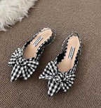 Womens Bow Detail Flat Shoes