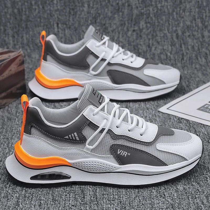 Mens Breathable Mesh Non Slip Running Trainers