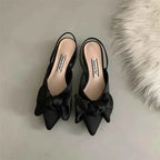 Womens Bow Detail Flat Shoes