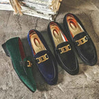 Mens Corduroy Slip On Loafers Sizes 38-48