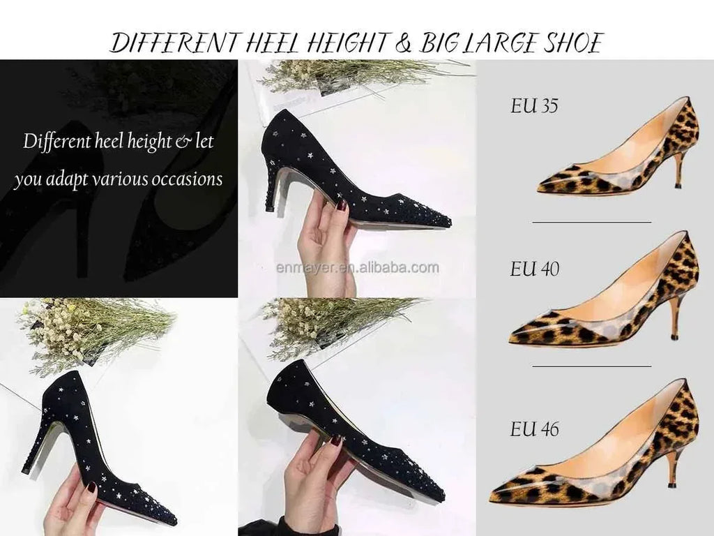 Womens Pointed Toe High Heel Office Dress Shoes
