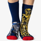 HEAT HOLDERS 4 Pairs Kids Winter Lite Star Wars Socks: Thermal Fun Novelty Socks