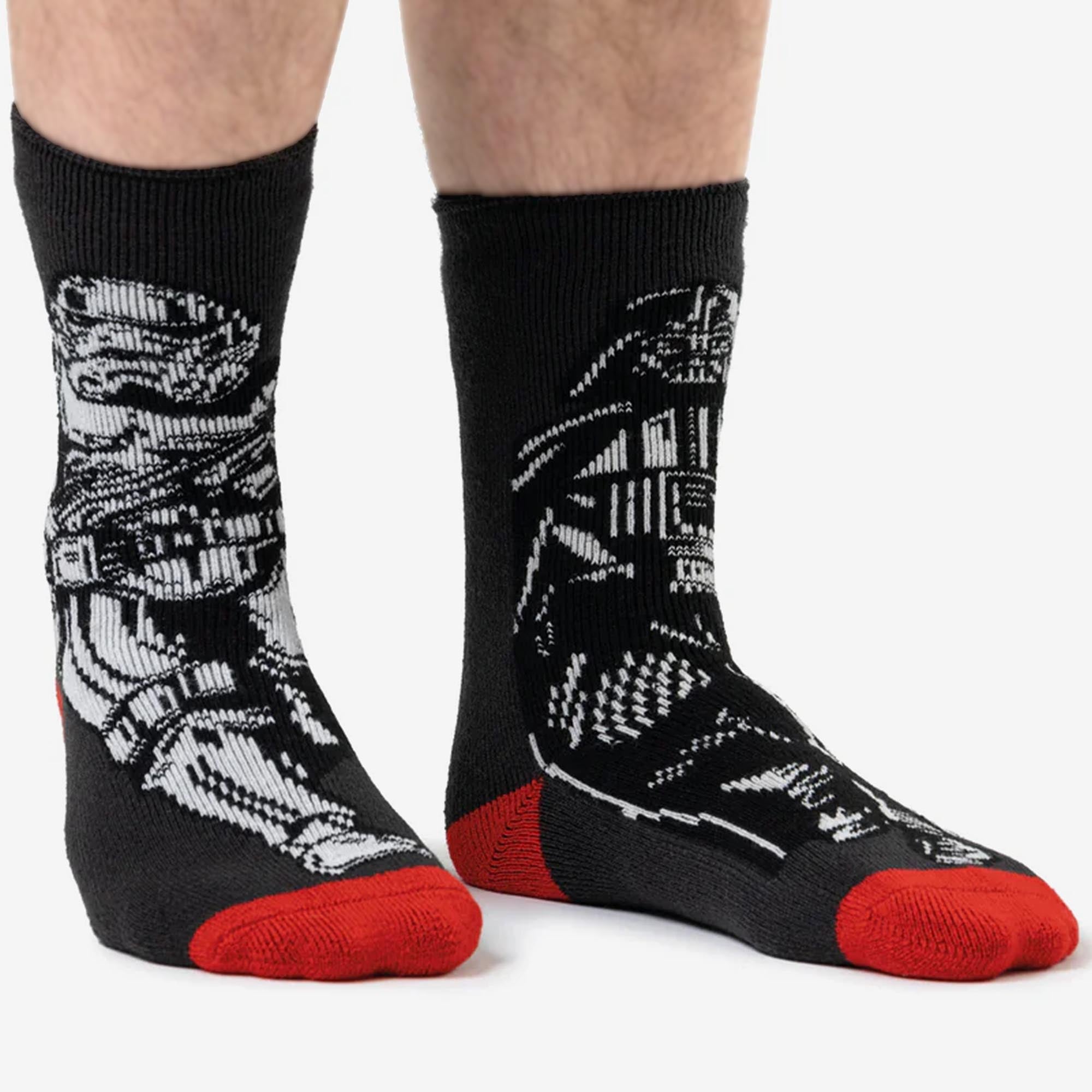 HEAT HOLDERS 4 Pairs Kids Winter Lite Star Wars Socks: Thermal Fun Novelty Socks