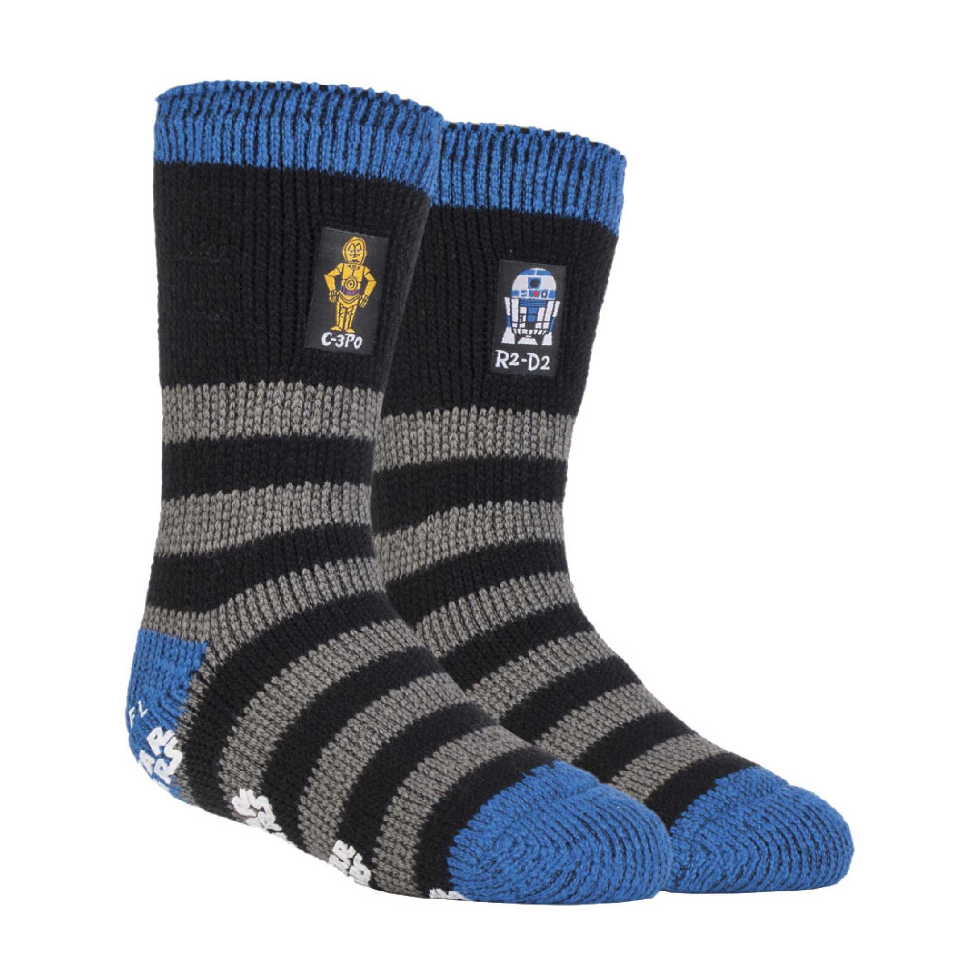 Sock Snob Childrens Character Themed Non Slip 2.3 Tog Thermal Slipper Socks